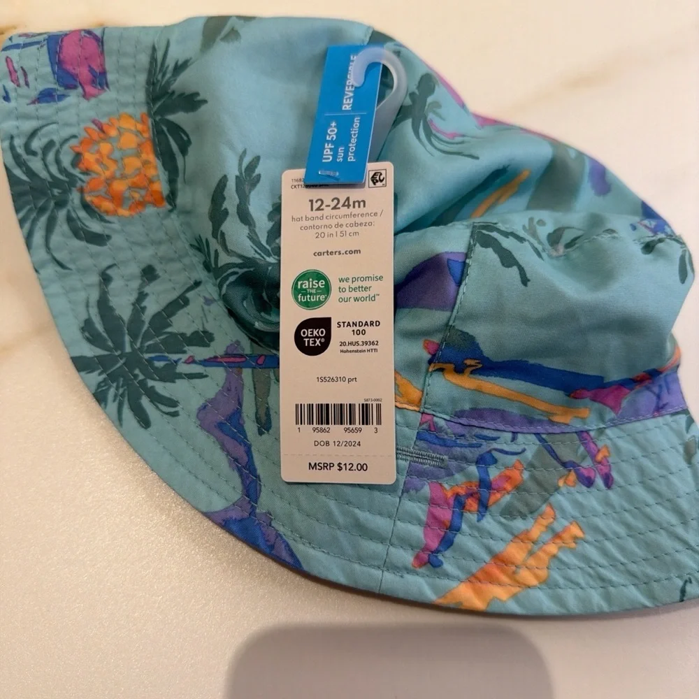 Carter's Colorful Reversible Baby Hat